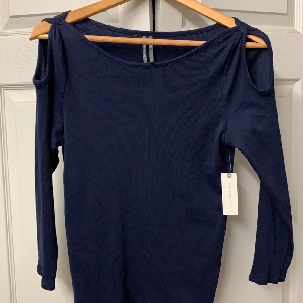Anthropologie new with tags cold shoulder Med